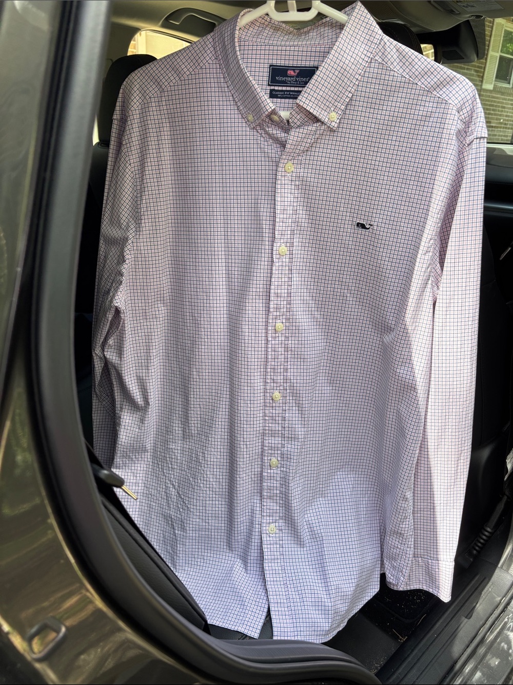 Vineyard Vines classic fit whale shirt large good used shape
